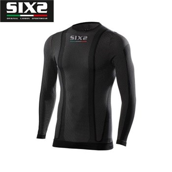 T-SHIRT TS2 MANICA LUNGA GIROCOLLO NERO CARBON XS-44