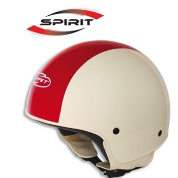 CASCO SPIRIT ERRE S 102 HD CREMA-ROSSO L-60