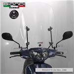 Parabrezza Mod. Club (solo schermo trasparente) PEUGEOT V-Clic 50cc. Parabrezza Mod. Club (solo schermo trasparente) PEUGEOT V-Clic 50cc.