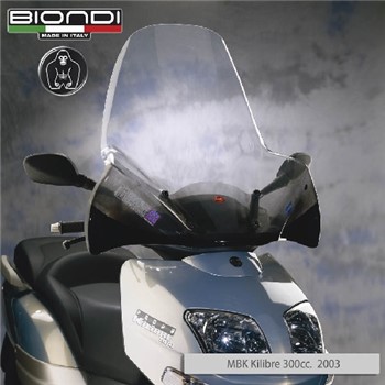 Parabrezza Mod. Club Trasparente (kit montaggio incluso) M.B.K. Kilibre