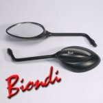 COPPIA SPECCHI OMOLOGATI NERI