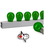 LAMPADA STOP VERDE 12V-21/5W