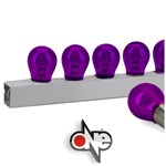 LAMPADA STOP VIOLA 12V-21/5W