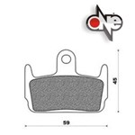 CP. PASTIGLIE FRENO KYMCO SNIPPER- HEROISM 150 95>97 POST. FD.0224