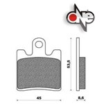 CP. PASTIGLIE FRENO SUZUKI BURGMANN ANT. FD.0326