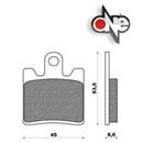 CP. PASTIGLIE FRENO SUZUKI BURGMANN ANT. FD.0326