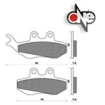 CP. PASTIGLIE FRENO MADISON-RUNNER 125 ANT. (FD.0281 FD.0195)