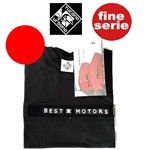 T-SHIRT CON LETTERE M/C ROSSO S (In Esaurimento)