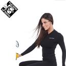 POLO NORD LADY NERO Maglia tecnica manica lunga L