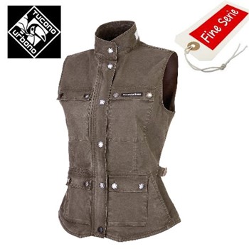 CLARABELLA COTTON GILET MULTIT. MARRONE 46 (In Esaurimento)
