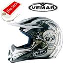 CASCO VPC CROSS DEVIL TESCHIO NERO-GRIGIO XL-61 (In Esaurimento)
