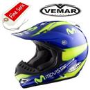 CASCO VRX5 REPLICA PILOTI GARCIA VICO 08 (MOVISTAR) TG. XS (In Esaurimen