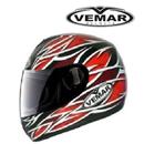 CASCO VEMAR INTEGRALE VXP NERO-ROSSO 2XL-63 (In Esaurimento)