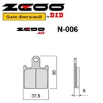 PASTIGLIE RACING ZCOO N006 EX C KAWASAKI (NF FD.419)
