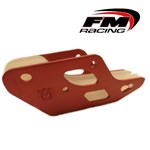 GUIDA CATENA HONDA CRF 250-450 04>09 IN ERGAL ROSSO