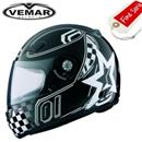 CASCO INTEGRALE MIDAS VSS 08 250 NERO GRAFICO XL-61 (In Esaurimento)
