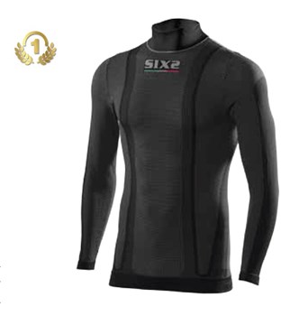 MAGLIA TS3 M/L COLLO LUPETTO NERO CARBON TG.XL/XXL